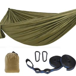 image-Parachute Cloth Hammock Outdoor 210T Nylon Camping Double