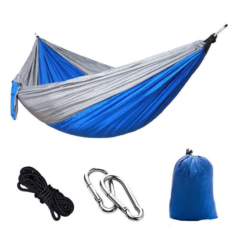 image-Parachute Cloth Hammock Outdoor 210T Nylon Camping Double