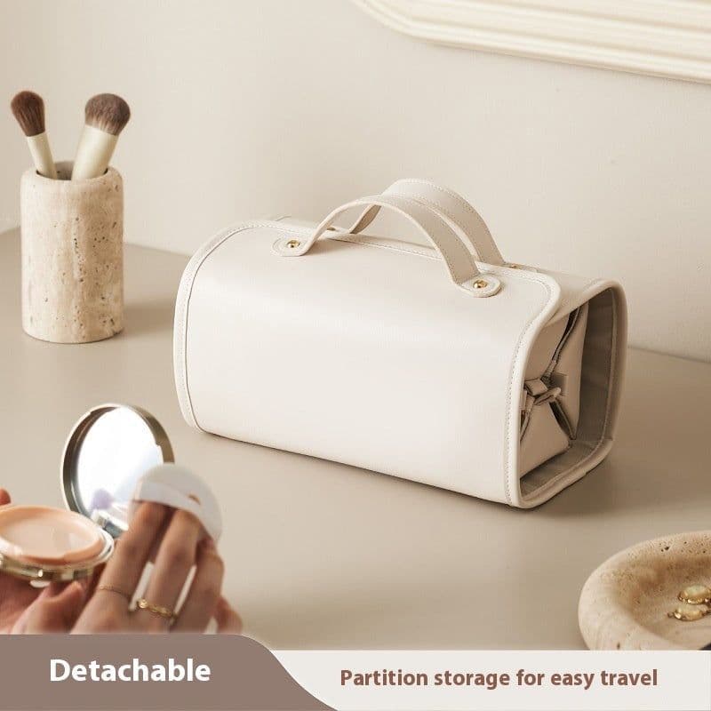 image-Removable Portable Cosmetic Bag Large Capacity Folding Cosmetic Bags
