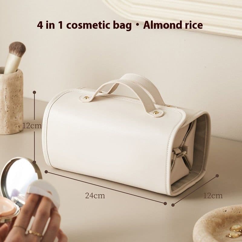 image-Removable Portable Cosmetic Bag Large Capacity Folding Cosmetic Bags