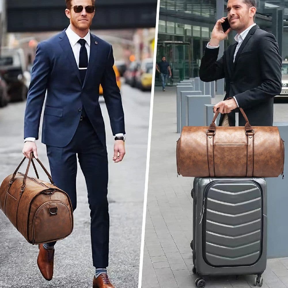 image-Carry Cloth Bag Travel Bag With Shoes Compartment
