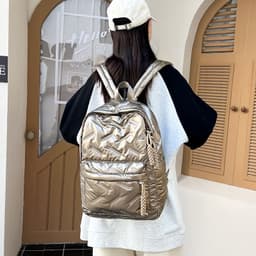 image-Fashion Large Capacity Cotton Backpack