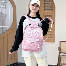 image-Fashion Large Capacity Cotton Backpack