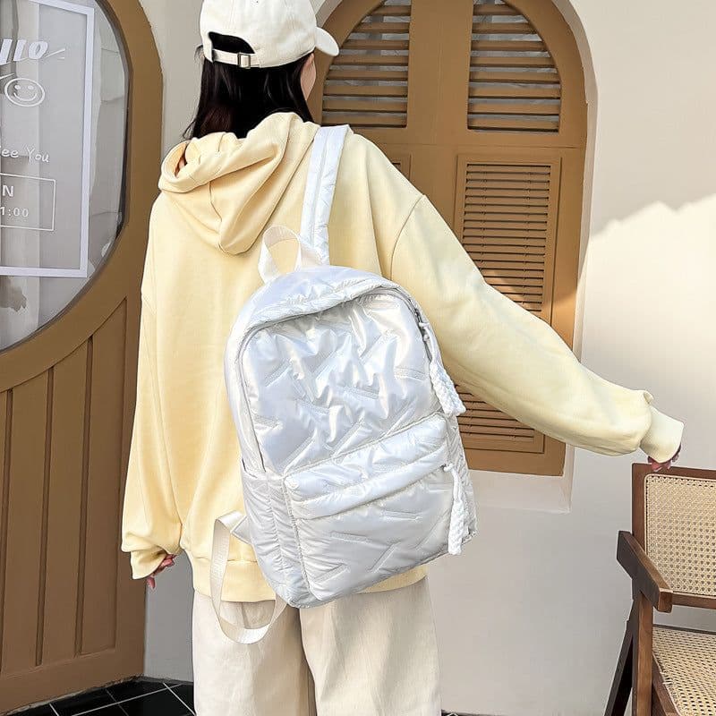 image-Fashion Large Capacity Cotton Backpack