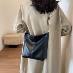 image-New Simple Leisure Bucket Bag Minority Fashion Shoulder Bag