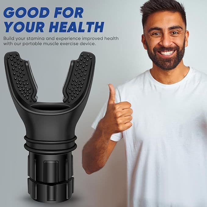 image-Breathing Trainer Respirator Fitness Equipment Exercise Lung Face Mouthpiece For Household Healthy Care Accessories