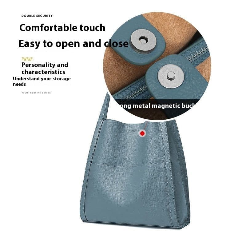 image-Women's Commuter Travel Cattle Leather Bag