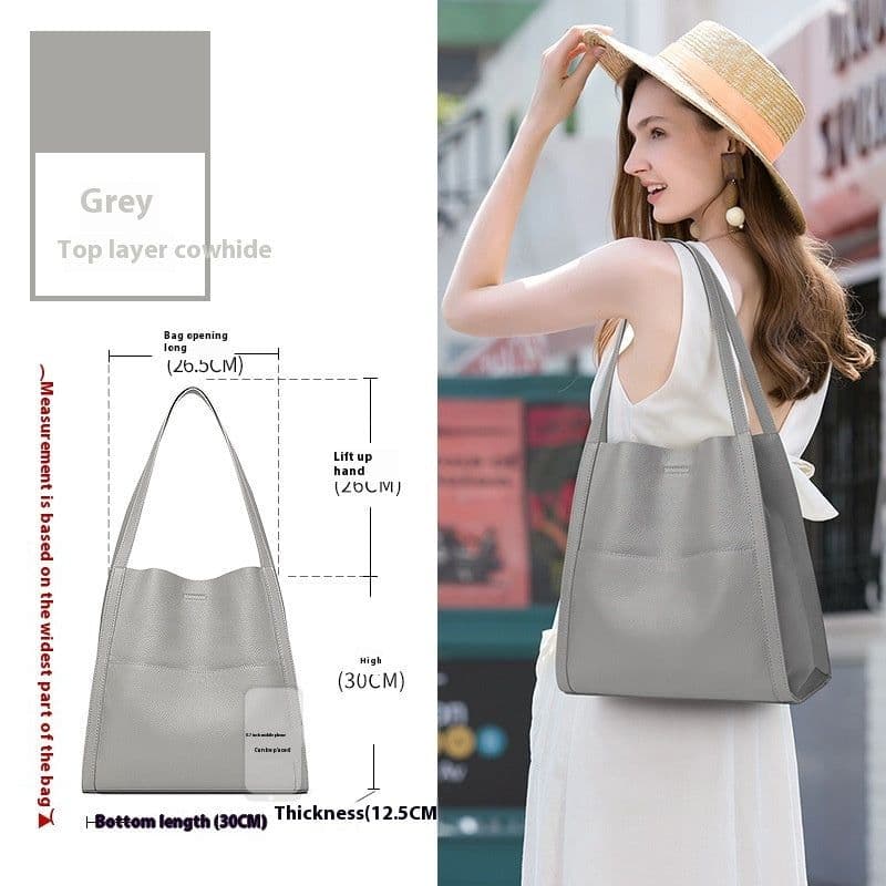 image-Women's Commuter Travel Cattle Leather Bag