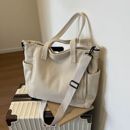 image-Commuter's All-matching Portable Art Student Large Capacity Shoulder Bag