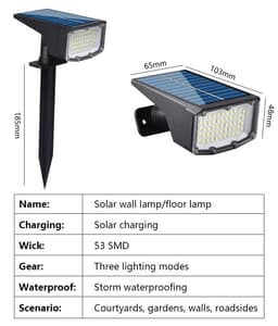 image-Outdoor Super Bright Waterproof Floor Outlet Lawn Lamp Household