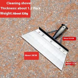 image-Multifunctional Outdoor Garden Cleaning Shovel Weed Cleaner Tool Thickened Saw Blade Steel