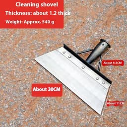 image-Multifunctional Outdoor Garden Cleaning Shovel Weed Cleaner Tool Thickened Saw Blade Steel