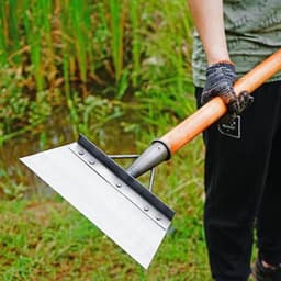 image-Multifunctional Outdoor Garden Cleaning Shovel Weed Cleaner Tool Thickened Saw Blade Steel