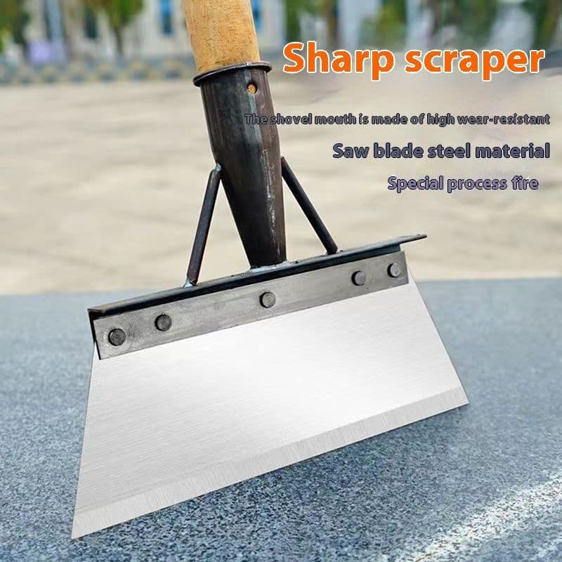 image-Multifunctional Outdoor Garden Cleaning Shovel Weed Cleaner Tool Thickened Saw Blade Steel