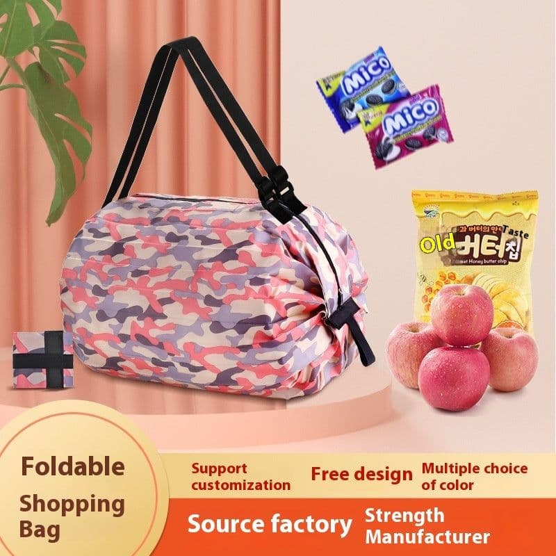 image-Large Capacity Thickened Organ Travel Portable Supermarket Portable Grocery Bag