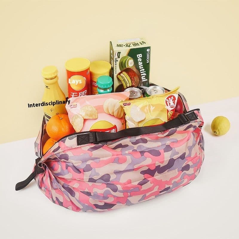 image-Large Capacity Thickened Organ Travel Portable Supermarket Portable Grocery Bag