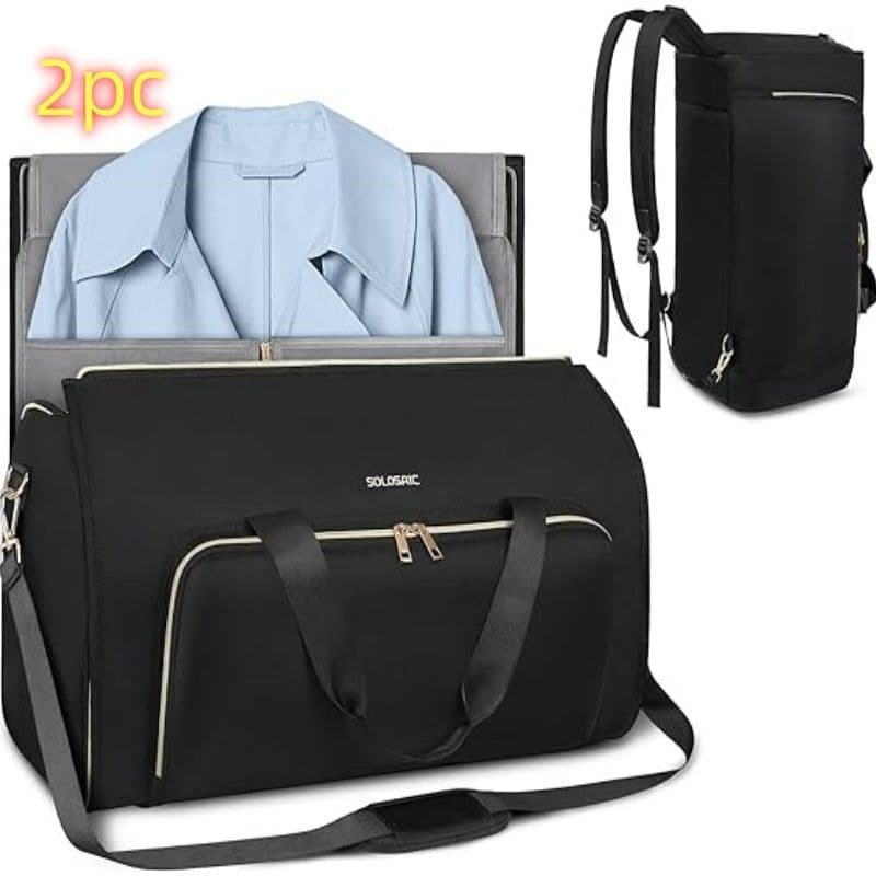 image-Convertible Cloth Wear-resistant Folding Storage Garment Suit Bag Crossbody Rotatable Backpack