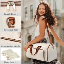 image-Convertible Cloth Wear-resistant Folding Storage Garment Suit Bag Crossbody Rotatable Backpack