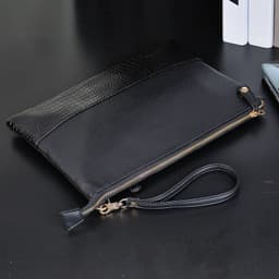 image-Men's Crocodile Pattern Fashion Clutch Shoulder Crossbody