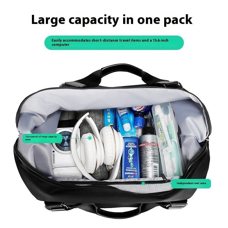 image-Oxford Cloth Gym Bag Men And Women