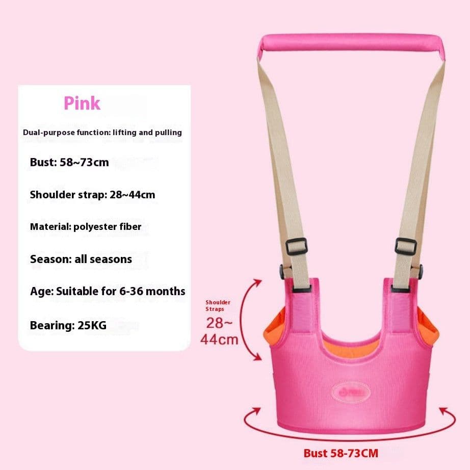 image-Multifunctional Breathable Walking Wings Infant Protection Anti-strangulation Hand Holding Rope