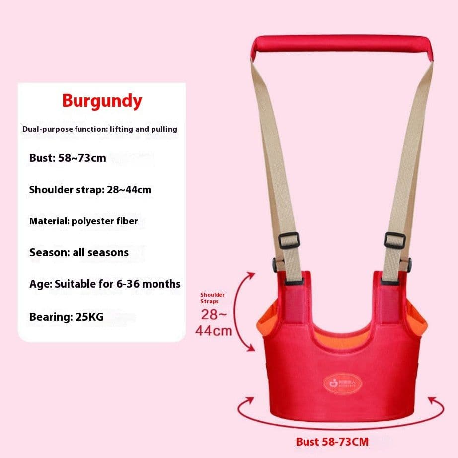 image-Multifunctional Breathable Walking Wings Infant Protection Anti-strangulation Hand Holding Rope