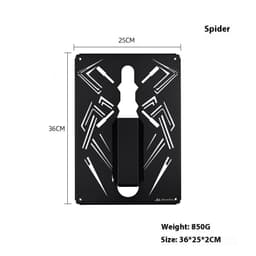 image-Combination Table Multifunctional Unit Fireback Portable Folding Camping Table