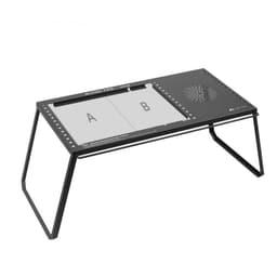 image-Combination Table Multifunctional Unit Fireback Portable Folding Camping Table