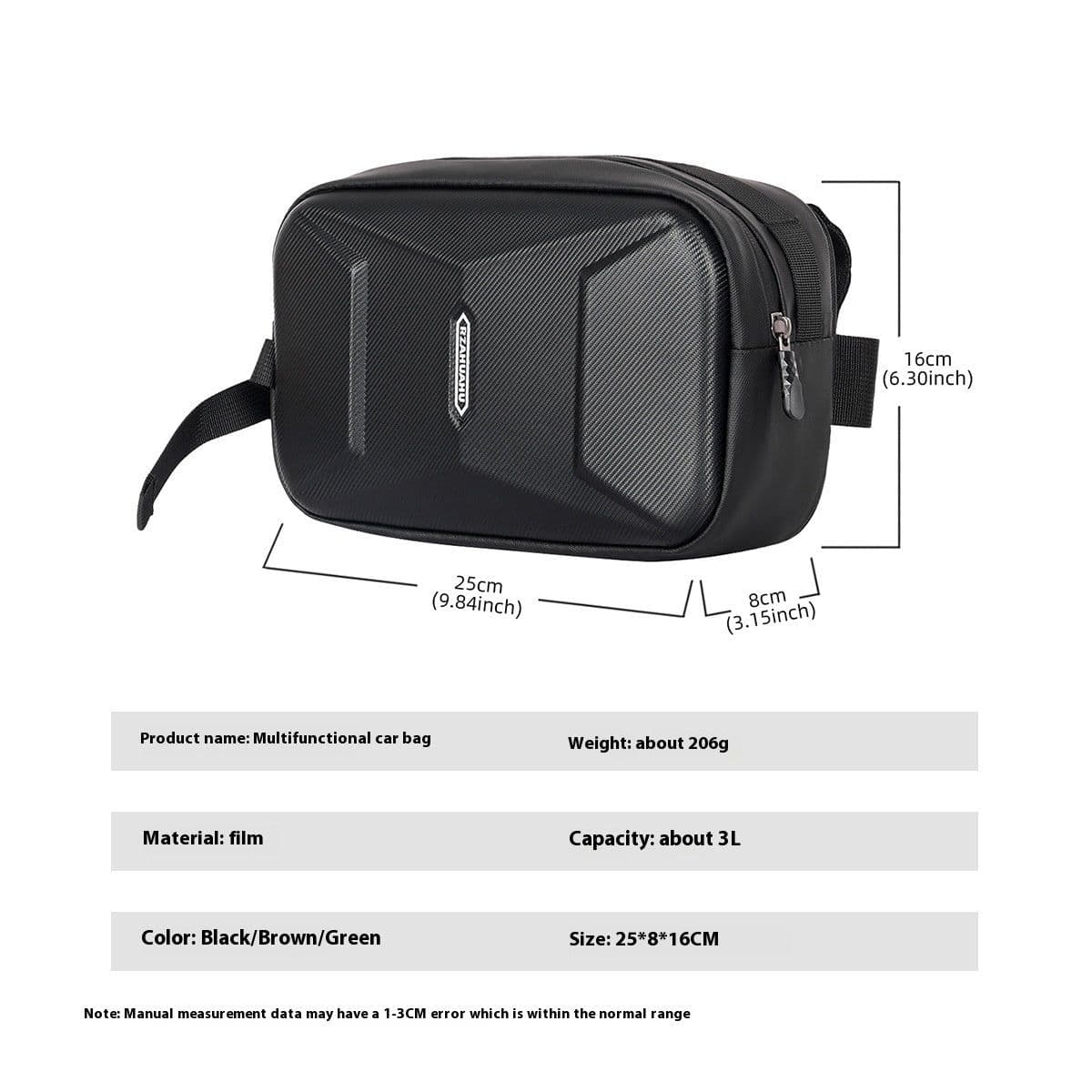 image-New Bicycle Large Capacity Front Mountain Bike Pannier Bag Hard Shell Crossbody