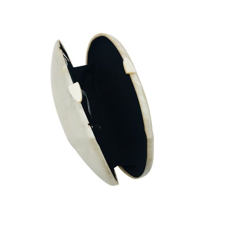 image-New Shell Color Acrylic Dinner Clutch