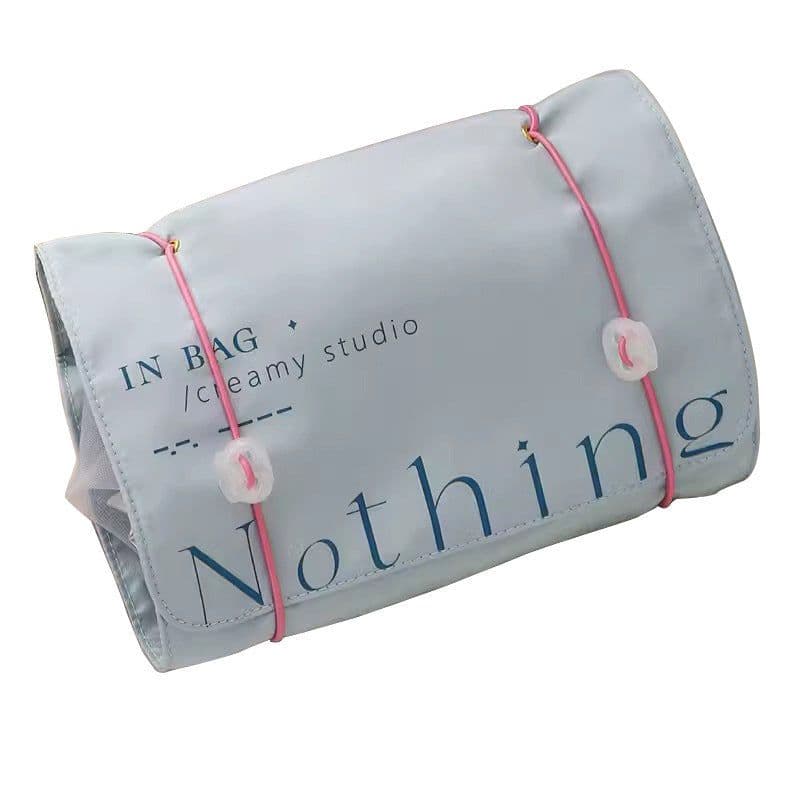 image-Folding Storage Bag Travel Portable Cosmetic Bag Detachable Wash Bags