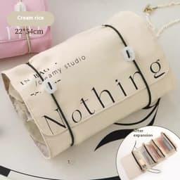 image-Folding Storage Bag Travel Portable Cosmetic Bag Detachable Wash Bags