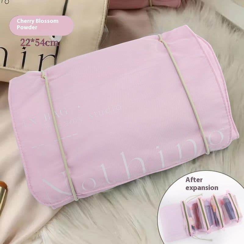 image-Folding Storage Bag Travel Portable Cosmetic Bag Detachable Wash Bags