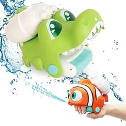 image-Press On Wrist Water Gun Outdoor Beach Handheld Water Gun Children's Water Play Toy Multiplayer Interaction