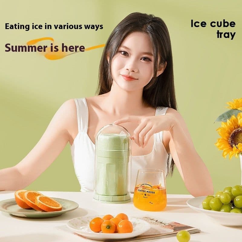 image-Twisting Ice Cup Rotating Release Ice Cube Trays Rotation With Cover Ice Block Mold For Freezer Home Refrigerator Storage