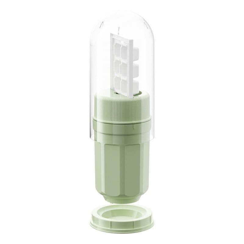 image-Twisting Ice Cup Rotating Release Ice Cube Trays Rotation With Cover Ice Block Mold For Freezer Home Refrigerator Storage