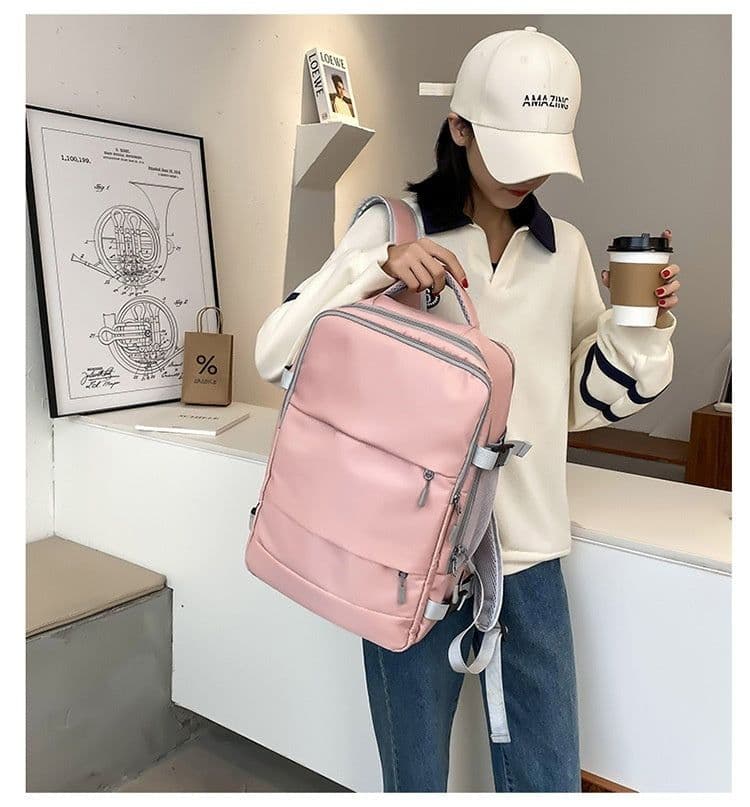 image-Travel Backpack Women's Large Capacity Oversized Lightweight Short Trip Difference Of Travel Bag