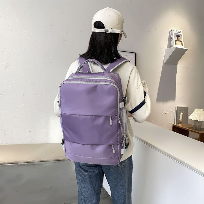 image-Travel Backpack Women's Large Capacity Oversized Lightweight Short Trip Difference Of Travel Bag