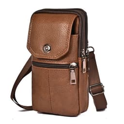 image-Men's Multi-functional Outdoor Portable Fashion Leather Belt Bag