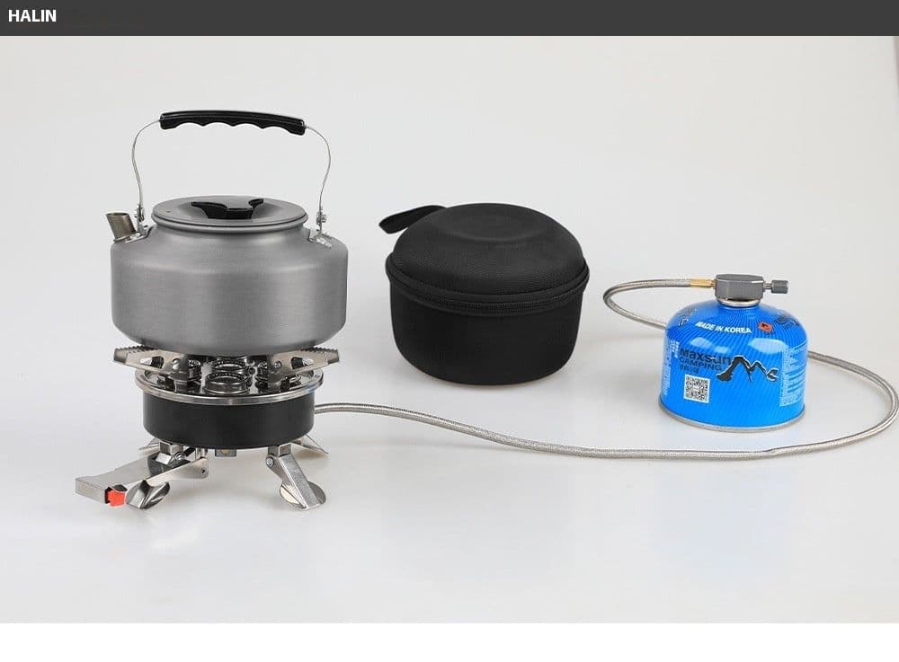 image-Outdoor Picnic Portable Foldable Camping Stainless Steel Split Stove