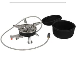 image-Outdoor Picnic Portable Foldable Camping Stainless Steel Split Stove