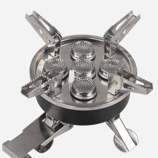 image-Outdoor Picnic Portable Foldable Camping Stainless Steel Split Stove