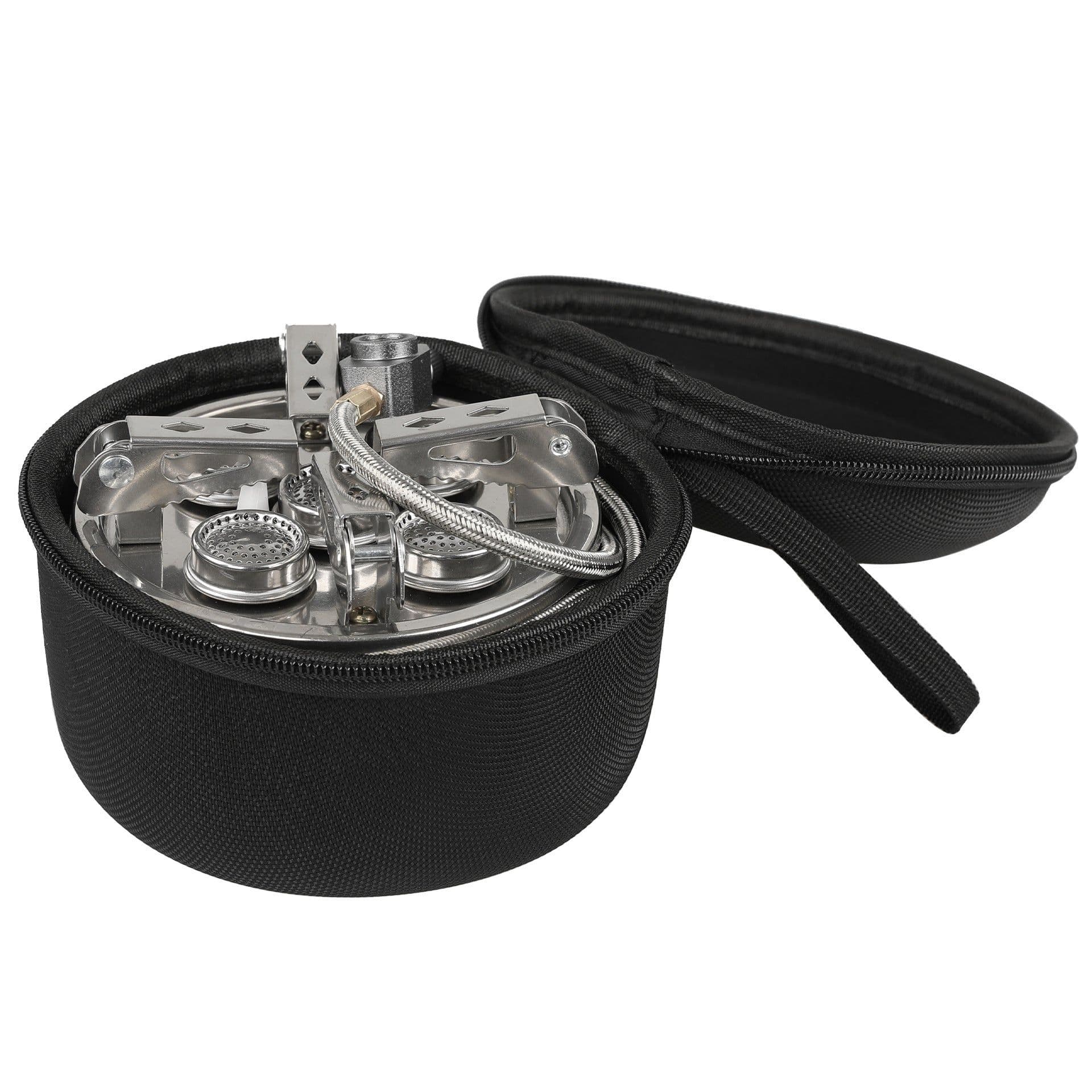 image-Outdoor Picnic Portable Foldable Camping Stainless Steel Split Stove