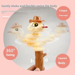 image-Whistle Twisted Snake Toy Balance Rotating Swing Children Toys