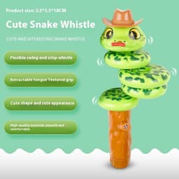 image-Whistle Twisted Snake Toy Balance Rotating Swing Children Toys