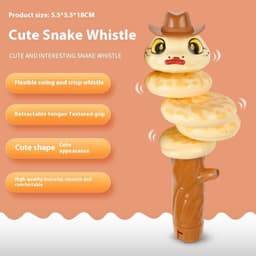 image-Whistle Twisted Snake Toy Balance Rotating Swing Children Toys