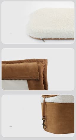 image-One Shoulder Fashion Color Contrast Pet Bag