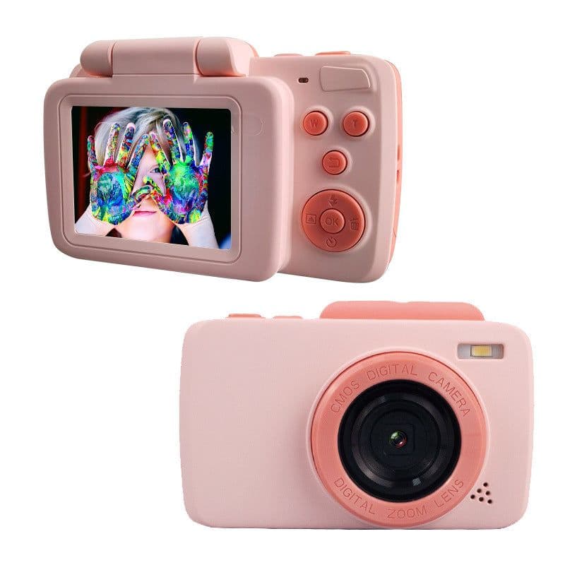 image-Retro Photography Video Filter HD Digital Mini Flip Children's Camera Toy