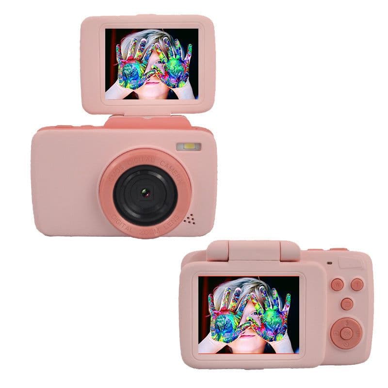 image-Retro Photography Video Filter HD Digital Mini Flip Children's Camera Toy