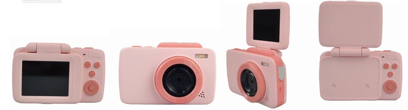 image-Retro Photography Video Filter HD Digital Mini Flip Children's Camera Toy